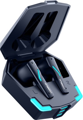 HOPPUP Predator Xo4 Gaming Earbuds with 35MS Low Latency,50H PlayTime,13MM Drivers,ENC Bluetooth(Blue, True Wireless)