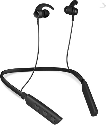 j&b N.B Pro With Upto 24 Hour Play Back Fast Charging Bluetooth Headset Neckband Bluetooth Headset(Black, In the Ear)