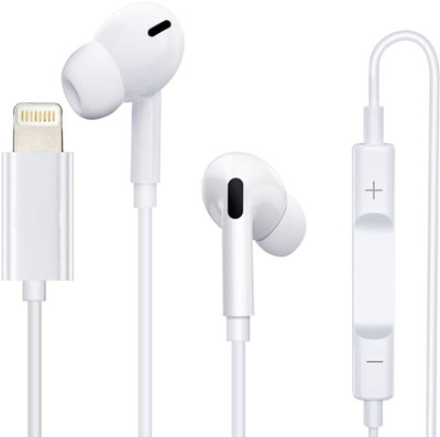 X88 Pro Wired Earbuds Earphones With Mic Wired(White, In the Ear)