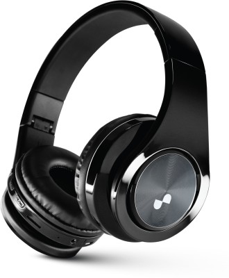 URBN Wired & Wireless Headphone with FM Radio Bluetooth & Wired Headset(Black, On the Ear)