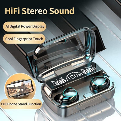 GUGGU TJV_498F_TWS M10 Wireless Earbuds Bluetooth Headset Bluetooth(Black, True Wireless)