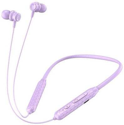TEQIR M31 Long Life Battery Backup Bluetooth Headphone Neckband Bluetooth Headset Bluetooth Headset(Blue, In the Ear)