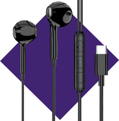 Yildiz BassHeads 100 Wired Earphones with Mic For One_Plus Nord 4/CE/2T/CE3/10T[32] Wired(Black, In the Ear)