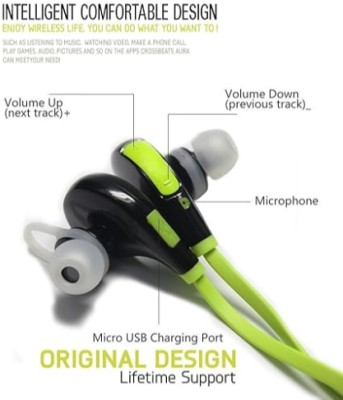FRONY MSK785_A_Wireless Jogger Bluetooth Headset Sports Handfree Stereo Headphone Bluetooth Headset(Multicolor, True Wireless)