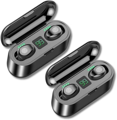 DRUMSTONE BUY ONE GET ONE Bluetooth Earbuds with 2200mAh Power Bank|48 Hours Playback & Bluetooth(Multicolor, True Wireless)