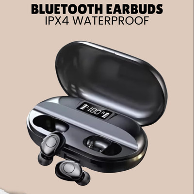 GUGGU T2 (Earbuds)TWS 5.0 Bluetooth With LED Display Compatible for All SmartphoneJ428 Bluetooth(Black, True Wireless)