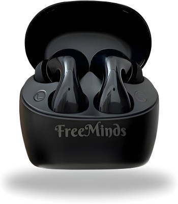 FreeMinds MUSIC earbuds-3D Surround Sound & 5.3v Bluetooth wireless Headset (Black) Bluetooth(Black, In the Ear)