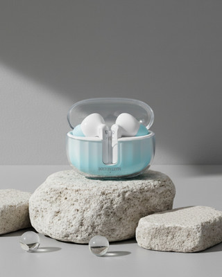 Boston Levin AirMaxNeoXTWS,GenBass+,VibeMicENC,GameRush,TurboCharge,BT5.3 Bluetooth(Blue, White, True Wireless)