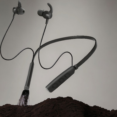 GPQ STORE Rokerz 235 Pro Wireless Bluetooth Neckband(0.4318 Bluetooth(Black, In the Ear)