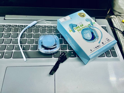 NPU Smart New Design Led UltraPods 2 Buds With Charging Case_NP269 Bluetooth(Blue, True Wireless)