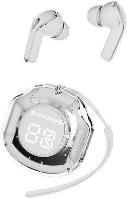 Pharaoh ECHO PRO V5.3 With IPX7 TRUE WIRELESS BLUETOOTH SWEAT PROOF ANC Headset EP13 Bluetooth(White, True Wireless)