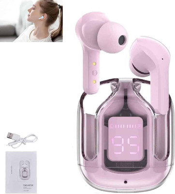 Rower Ultrapods TWS (Pink) Earpods / Bluetooth / High Music bluetooth Bluetooth & Wired(Pink, True Wireless)