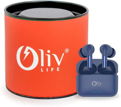 OlivLife Oliv Ear Buds Bluetooth(Blue, In the Ear)