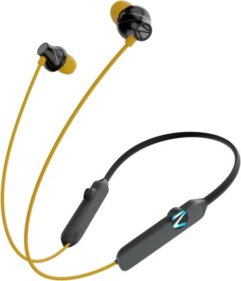 ZEBRONICS ZEB -YOGA N2 RGB with 30H Playtime, ENC Mic, Upto 50ms Gaming Mode and IPX4 Bluetooth Headset(Yellow, In the Ear)
