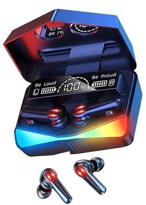 snowbudy M28 AirJams BassX TWS Airpods 48H Battery ENC Pro+ Calling & Quick Sync Tech 5.3 Bluetooth Gaming Headset