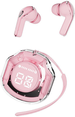 Pharaoh ECHO PRO V5.3 With IPX7 TRUE WIRELESS BLUETOOTH SWEAT PROOF ANC Headset EP64 Bluetooth(Pink, True Wireless)