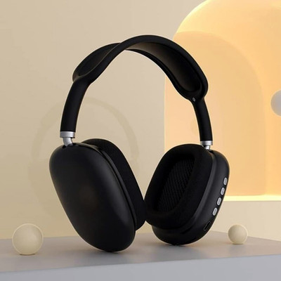 Zohlo Bluetooth Headphones Stylish Wireless Gaming Headset with Bluetooth 5.3 Bluetooth(Black, On the Ear)