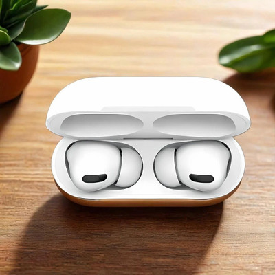 TECHIO Earbuds X ANC Mic & Deep Bass Bluetooth(White, True Wireless)