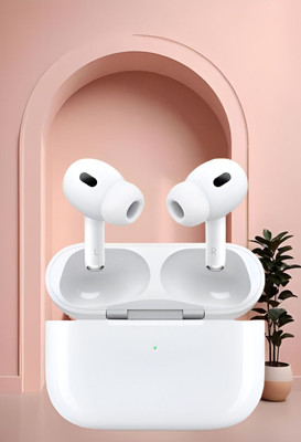 SANNO WORLD Airspeeds Pro 2 (2nd generation) earbuds Upto 26 Hours Playtime* Type C 20B Bluetooth(White, In the Ear)