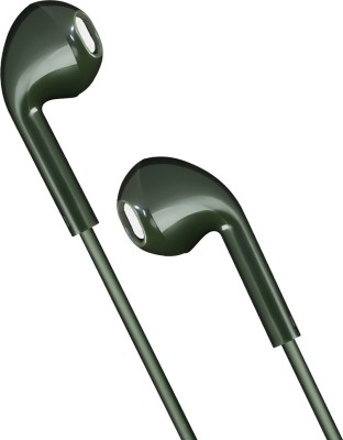 TEMPT Zip X1 in Ear Wired Ear Phones with Mic |13.6mm Powerful Driver for Stereo Audio Wired Headset(Green, In the Ear)