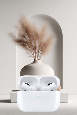 BeatFlow Air-pod Pro-2nd generation k32 with Adaptive Audio-(USB-C) Bluetooth(White, In the Ear)
