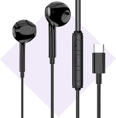 Yildiz BassHeads 100 Wired Earphones with Mic For One_Plus Nord 4/CE/2T/CE3/10T[35] Wired(Black, In the Ear)