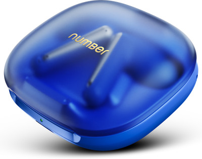 Number GoTo Buds A1 70H Battery, Dual Pairing, 4 Mic ENC, Phone Stand, Low Latency,v6.0 Bluetooth(Royal Blue, True Wireless)