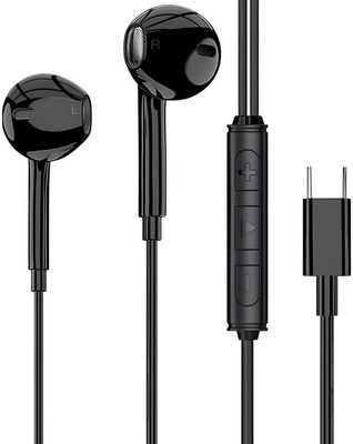 Yildiz BassHeads 100 Wired Earphones with Mic For VIV0 V30/V30 Pro/V29e/V50E/V29/V29Pro Wired(Black, In the Ear)