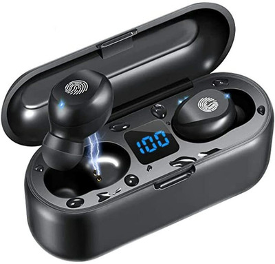 Speeqo F9s TWS Bluetooth Earbuds Wireless Earbuds Bluetooth(Black, True Wireless)