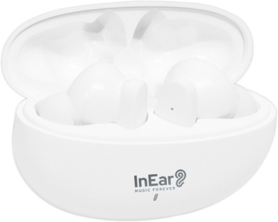 InEar True Wireless Pro1 in-Ear Earbuds with Mic, Touch Control, Bluetooth 5.3 (White) Bluetooth without Mic(White, In the Ear)