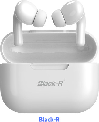 black-r R-001 TWS, True Wireless in Ear Earbuds with Mic, Low Latency, 5.4 Bluetooth Bluetooth(White, True Wireless)