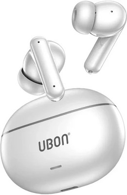 delphine J20 Earbuds Cancelling, 150h Playtime Built-In ANR Mic ,Touch Controls Bluetooth(White, In the Ear)