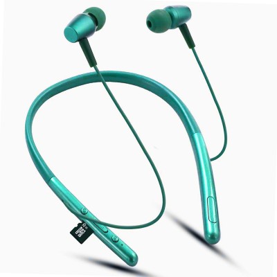 ZWOLLEX Ultra T700 Platinum Series Full Bass Low Price Bluetooth Neckband Earphone Bluetooth Gaming Headset(LITE GREEN, In the Ear)