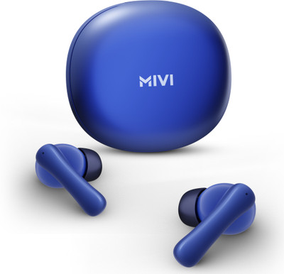 Mivi DuoPods Storm [New launch], 60 Hrs, 13mm Drivers, Fast Charging, BT v5.3 Bluetooth(Nova Blue, True Wireless)