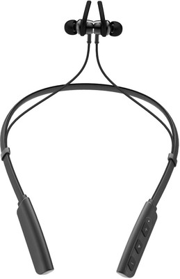G2L Wireless BT Neckband Earphone with Fast Charge Technology & 8 Hrs Playback Music Bluetooth(Black, In the Ear)