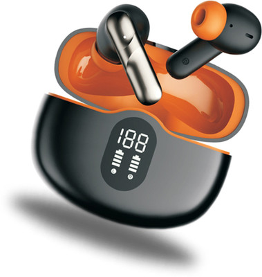 CIHROX 20 Max Airypod/Neckband/Earbuds/TWs/buds 5.3 Earbud with 100H Playtime,Headphone Bluetooth(Black, Orange, In the Ear)