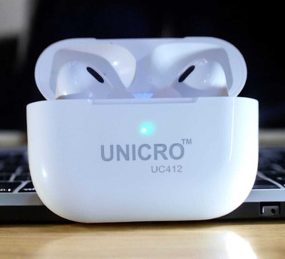 UNICRO UC412_TWS_Airpods Bluetooth(White, In the Ear)