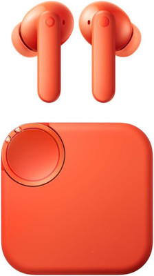 ZOLDYCK Buds 2 Wireless Earbuds Hybrid ANC, 55 Hours Battery Life O Bluetooth(Orange, In the Ear)