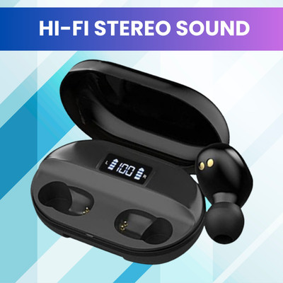 GUGGU T2 TWS 5.0 Bluetooth (Earbuds) With led Display & Compatible All SmartphoneG2 Bluetooth(Black, True Wireless)