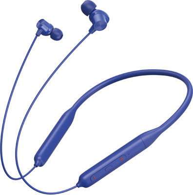 TECHFIRE T60 Bullets Wireless Z Bass Edition Neckband headphone with 40 hr playtime Bluetooth(Blue, In the Ear)