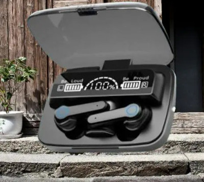 The P Earbuds M19 PRO with Power Bank Upto 48Hrs Playback Bluetooth Headset M50 Bluetooth(Black, In the Ear)