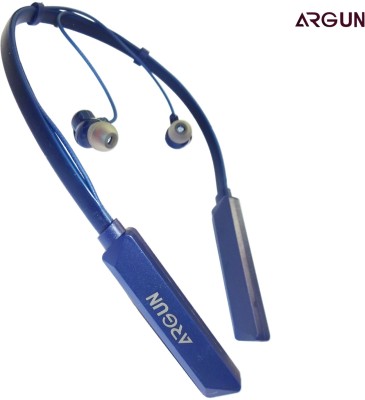 ARGUN ARG Wireless Neckband with 40H Playtime Bluetooth In-Ear Headphones Bluetooth(Blue, In the Ear)