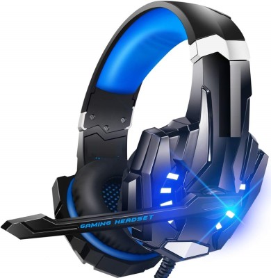 PunnkFunnk Music Studio Gaming & Online Classes with Other Voice Cancellation & Boom Sound Wired Headset(Black, On the Ear)