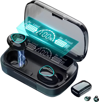 Seashot Power Bank Charging Box EarBuds With Mic Bluetooth(Black, True Wireless)