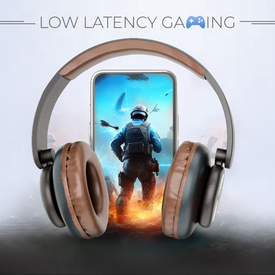 Voods New V Heads - Pro Bluetooth(Brown, Black, On the Ear)