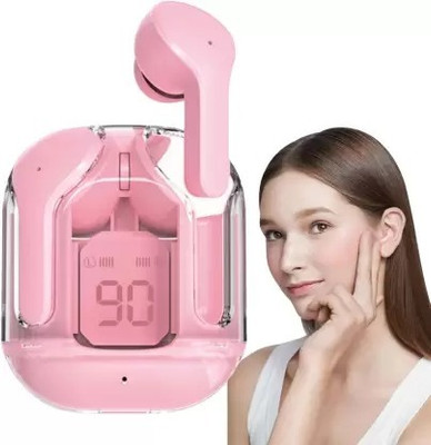 BSVR New design UltraPods Buds With Charging Case,Mic 70 Bluetooth(Pink, True Wireless)