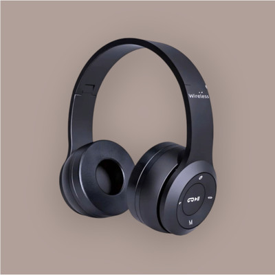 GDS Dynamic Range Headphones with Integrated Microphone & Long Life_T7 Bluetooth & Wired(Black, On the Ear)