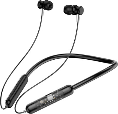 Tunifi HYDRO Neckband Upto 40 Hours Playtime with ASAP Charge Bluetooth(Obsidian Black, In the Ear)
