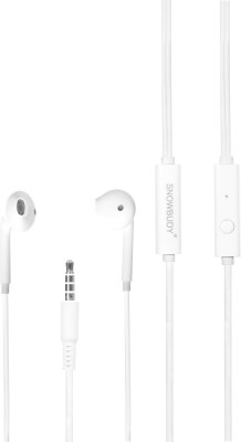 snowbudy Best Compatible Sa_m_sung mobile earphone S1 for M31/M13/A20/M21/M51 Wired Headset(White, In the Ear)
