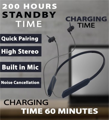 xerovex 20Hr Long Life Battery Noise Cancellation Bluetooth Headphones Earphones Wired Headset(Multicolor, In the Ear)